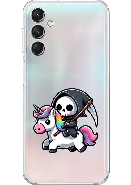 Samsung Galaxy A14 Uyumlu Şeffaf Kılıf New Minies 1 Tasarımlı