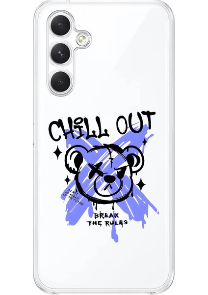 Samsung Galaxy A34 Uyumlu Şeffaf Kılıf Graffiti 8 Tasarımlı