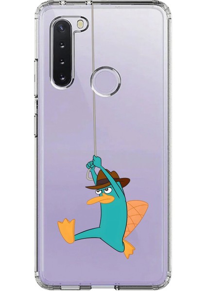 Samsung Galaxy A21 Uyumlu Şeffaf Kılıf Cartoon 11 Tasarımlı