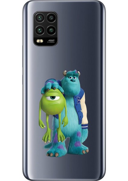 Xiaomi Mi 10 Lite Uyumlu Şeffaf Kılıf Cartoon 15 Tasarımlı