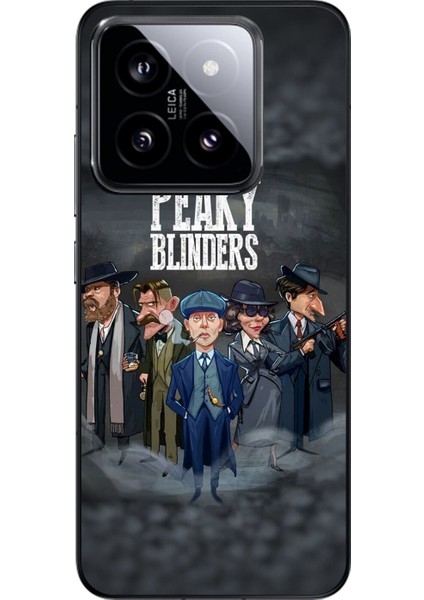 Xiaomi Mi 14 Uyumlu Şeffaf Kılıf Peaky Blinders Tasarımlı
