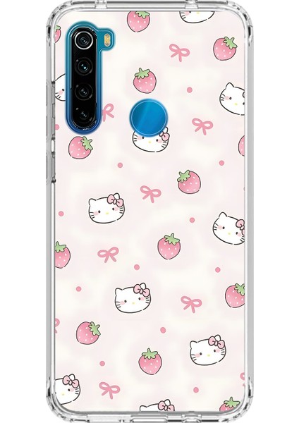Xiaomi Redmi Note 8 Uyumlu Şeffaf Kılıf Minies 2 Tasarımlı