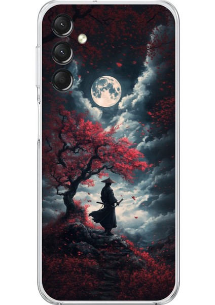 Samsung Galaxy A14 Uyumlu Şeffaf Kılıf Samurai 2 Tasarımlı