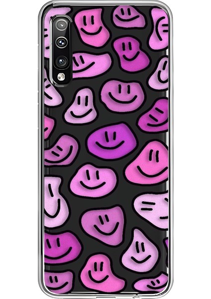 Samsung Galaxy A50 Uyumlu Şeffaf Kılıf Wallpaper 7 Tasarımlı