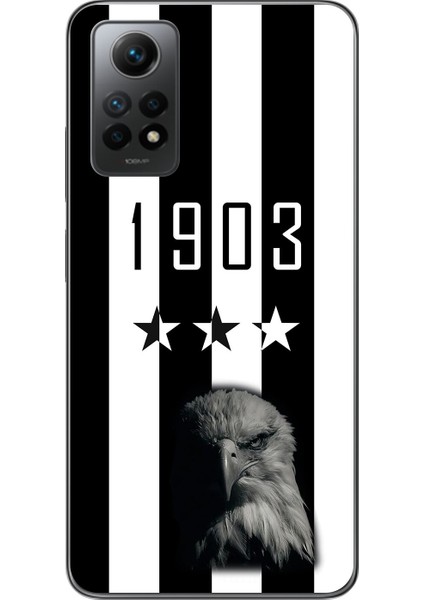 Xiaomi Redmi Note 12 Pro Uyumlu Şeffaf Kılıf 1903 Kartal Tasarımlı