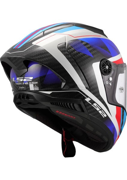 Thunder Karbon Gp Aero Raute Mavi-Kırmızı Kask fırsatları