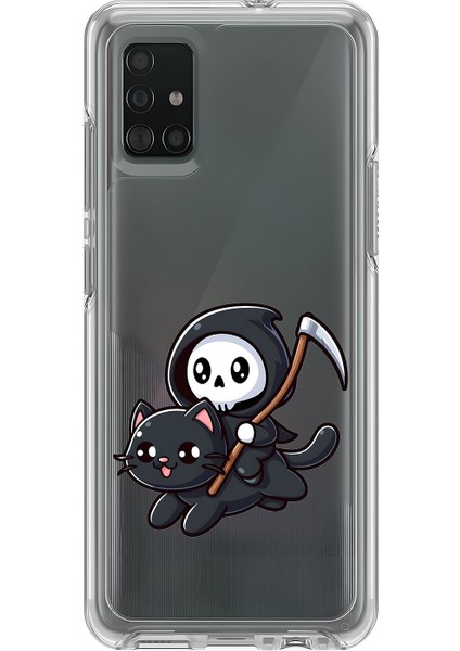 Samsung Galaxy A71 Uyumlu Şeffaf Kılıf New Minies 2 Tasarımlı