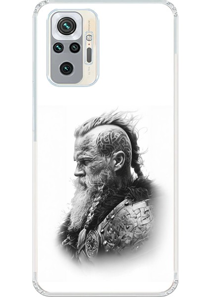 Xiaomi Redmi Note 10 Pro Uyumlu Şeffaf Kılıf Nordic 3 Tasarımlı
