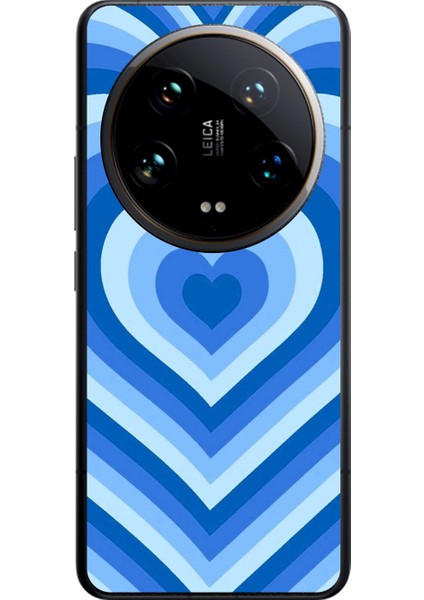 Xiaomi Mi 14 Ultra Uyumlu Şeffaf Kılıf Kalp 4 Tasarımlı