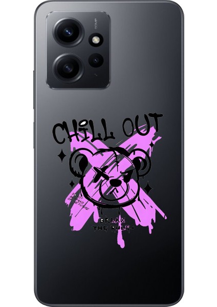 Xiaomi Redmi Note 12 Uyumlu Şeffaf Kılıf Graffiti 7 Tasarımlı