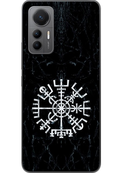 Xiaomi Mi 12 Lite Uyumlu Şeffaf Kılıf Nordic 1 Tasarımlı