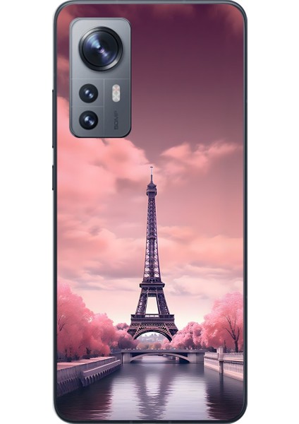 Xiaomi Mi 12 Pro Uyumlu Şeffaf Kılıf Paris 3 Tasarımlı
