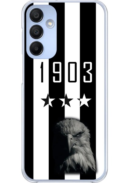 Samsung Galaxy A15 Uyumlu Şeffaf Kılıf 1903 Kartal Tasarımlı