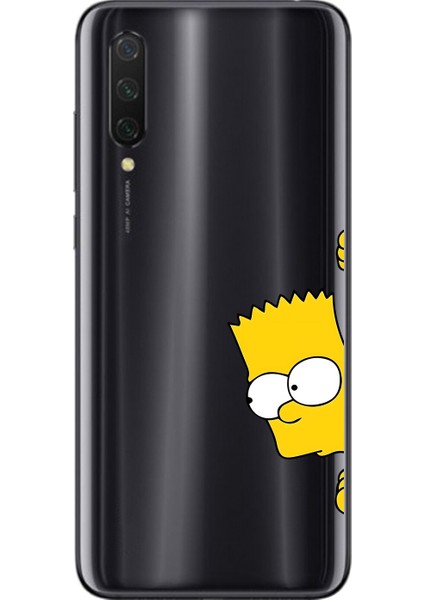 Xiaomi Mi 9 Lite Uyumlu Şeffaf Kılıf Cartoon 16 Tasarımlı