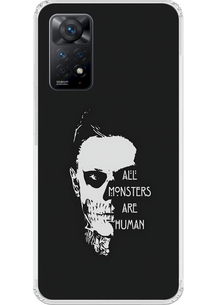 Xiaomi Redmi Note 11 Pro Uyumlu Şeffaf Kılıf American Horror Story Tasarımlı