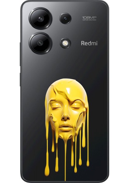 Xiaomi Redmi Note 13 Uyumlu Şeffaf Kılıf Estetik Yüz 6 Tasarımlı