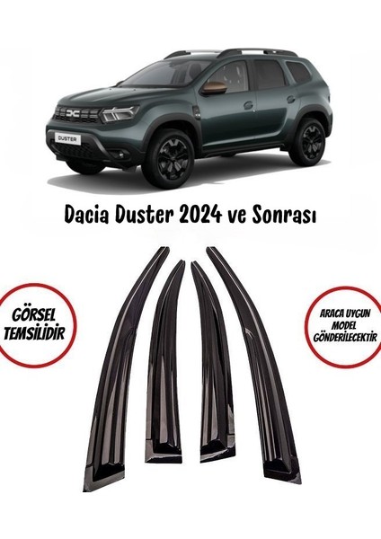 Renault Duster 2024 ve Sonrası Cam Rüzgarlığı 4lü
