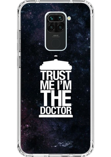 Xiaomi Redmi Note 9 Uyumlu Şeffaf Kılıf Doctor Who Tasarımlı