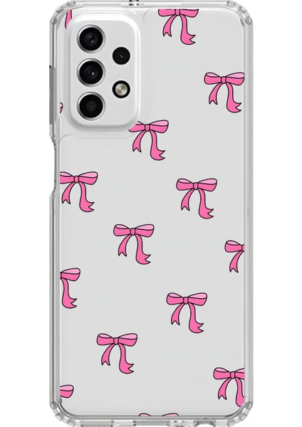 Samsung Galaxy A33 Uyumlu Şeffaf Kılıf Kurdele 3 Tasarımlı