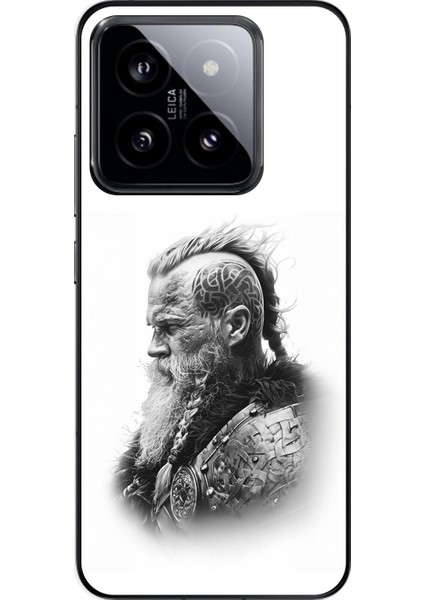 Xiaomi Mi 14 Pro Uyumlu Şeffaf Kılıf Nordic 3 Tasarımlı