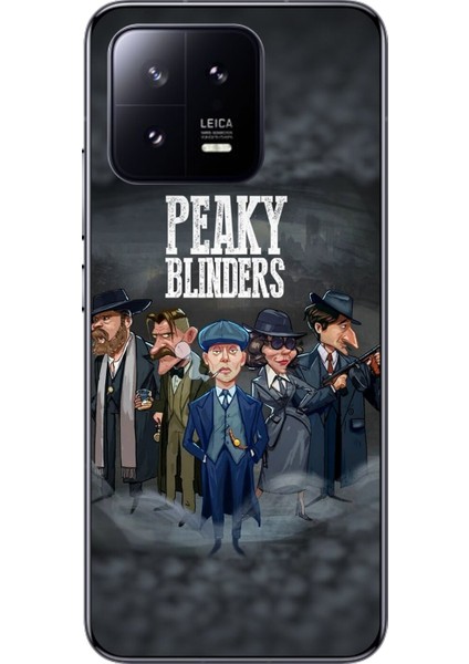 Xiaomi Mi 13 Uyumlu Şeffaf Kılıf Peaky Blinders Tasarımlı