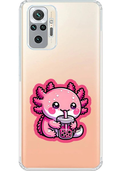 Xiaomi Redmi Note 10 Pro Uyumlu Şeffaf Kılıf New Minies 4 Tasarımlı