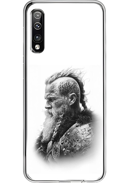 Samsung Galaxy A50 Uyumlu Şeffaf Kılıf Nordic 3 Tasarımlı