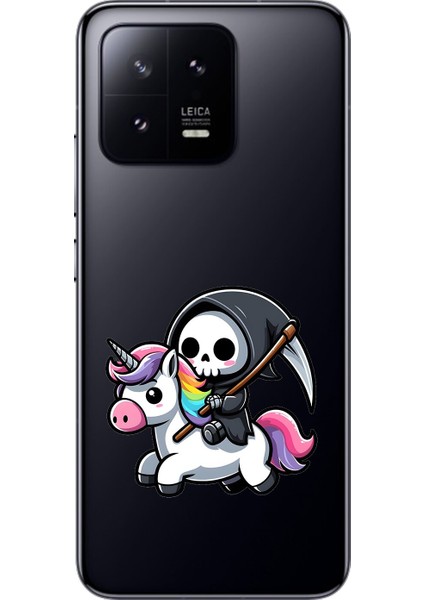 Xiaomi Mi 13 Pro Uyumlu Şeffaf Kılıf New Minies 1 Tasarımlı