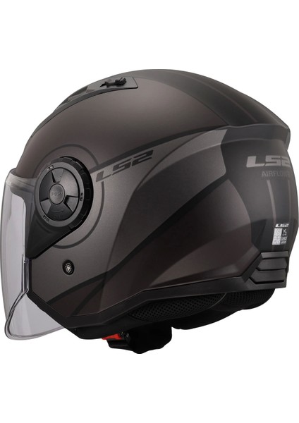 Aırflow 2 Cover Mat Siyah-Gri Kask