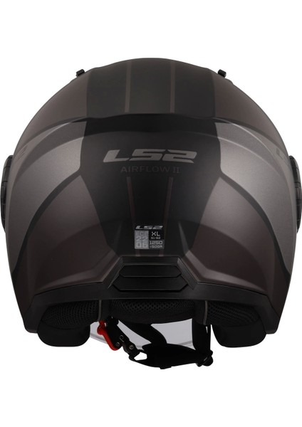 Aırflow 2 Cover Mat Siyah-Gri Kask