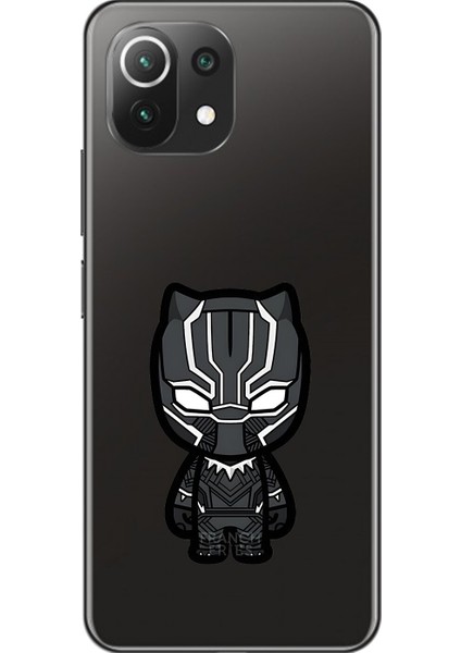 Xiaomi Mi 11 Lite Uyumlu Şeffaf Kılıf Chibi 6 Tasarımlı
