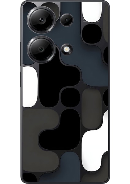 Xiaomi Redmi Note 13 Pro Uyumlu Şeffaf Kılıf Wallpaper 1 Tasarımlı