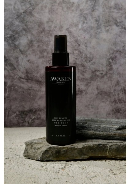 Vücut İçin Bronzlaştırıcı Yağ, Koyu Ton