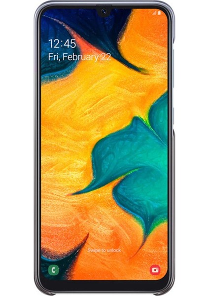 Samsung Galaxy A30 Uyumlu Şeffaf Kılıf Minies 2 Tasarımlı