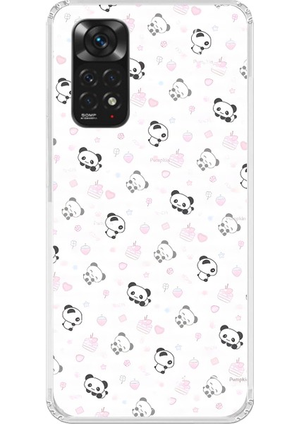 Xiaomi Redmi Note 11 Uyumlu Şeffaf Kılıf Minies 4 Tasarımlı