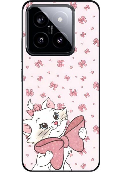 Xiaomi Mi 14 Uyumlu Şeffaf Kılıf Minies 5 Tasarımlı