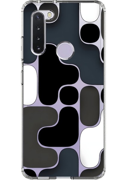 Samsung Galaxy A21 Uyumlu Şeffaf Kılıf Wallpaper 1 Tasarımlı