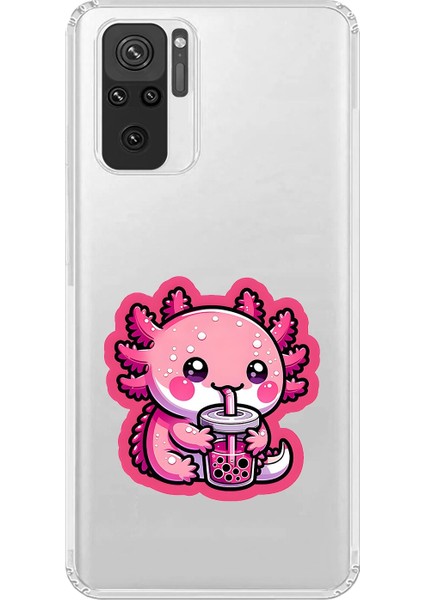 Xiaomi Redmi Note 10 Uyumlu Şeffaf Kılıf New Minies 4 Tasarımlı