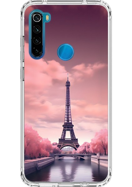 Xiaomi Redmi Note 8 Uyumlu Şeffaf Kılıf Paris 3 Tasarımlı