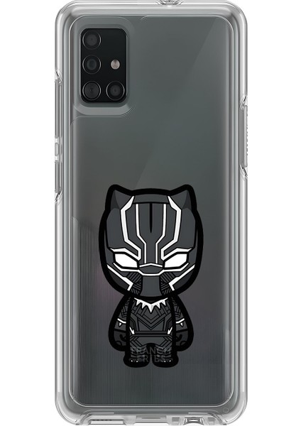 Samsung Galaxy A71 Uyumlu Şeffaf Kılıf Chibi 6 Tasarımlı