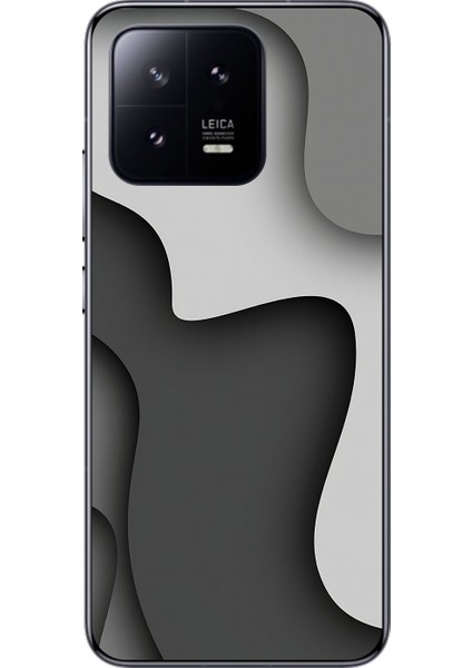 Xiaomi Mi 13 Pro Uyumlu Şeffaf Kılıf Wallpaper 2 Tasarımlı