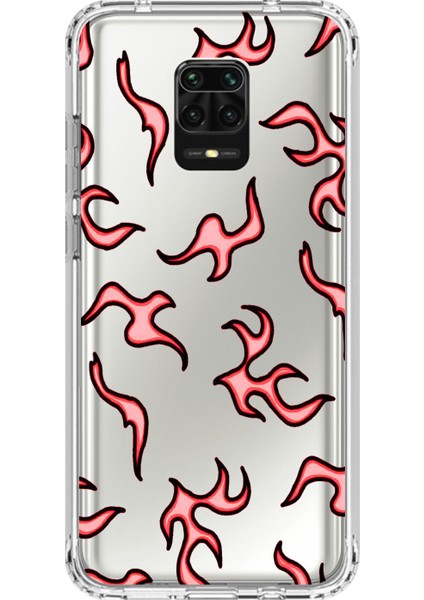 Xiaomi Redmi Note 9 Pro Uyumlu Şeffaf Kılıf Wallpaper 4 Tasarımlı
