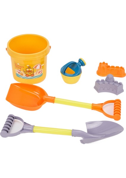 Çocuk Plaj Oyuncakları Kova Kombinasyon Seti Kazma Kum Oyunu Kum Kazma Toprak Oyunu Kar Su Oyun Araçları Kürek Plastik Kova (Yurt Dışından)