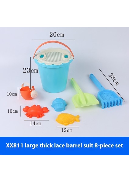 Çocuk Plaj Oyuncakları Kova Kombinasyon Seti Kazma Kum Oyunu Kum Kazma Toprak Oyunu Kar Su Oyun Araçları Kürek Plastik Kova (Yurt Dışından)