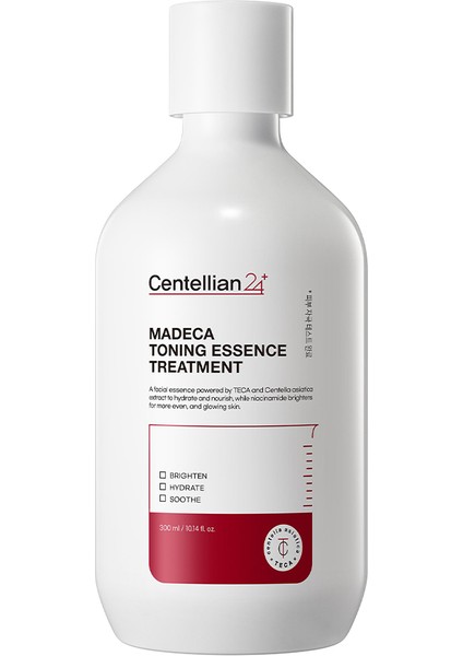 Madeca Toning Essence Treatment 300 ml Aydınlatıcı Etki Tüm Cilt Tipleri İçin B5 Vitamini
