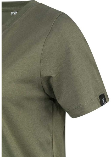 Alone Baskılı V Yaka Kadın T-Shirt 413 fiyatları