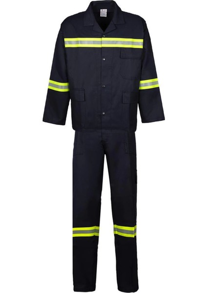 Projacket Alev Almaz Yangın Koruma Iş Güvenlik Takımı SMY-10031 Yüksek Koruma