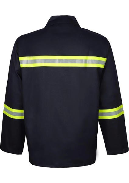 Projacket Alev Almaz Yangın Koruma Iş Güvenlik Takımı SMY-10031 Yüksek Koruma