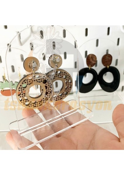 Şeffaf Akrilik Küpe Standı, Şık ve Kullanışlı Tasarım ile Düzen Sağlar fiyatları