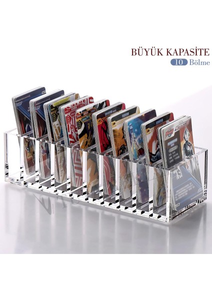 Şeffaf Pleksi Çok Amaçlı Düzenleyici, Makyaj, Takı ve Kart Saklama Alanı fiyatları